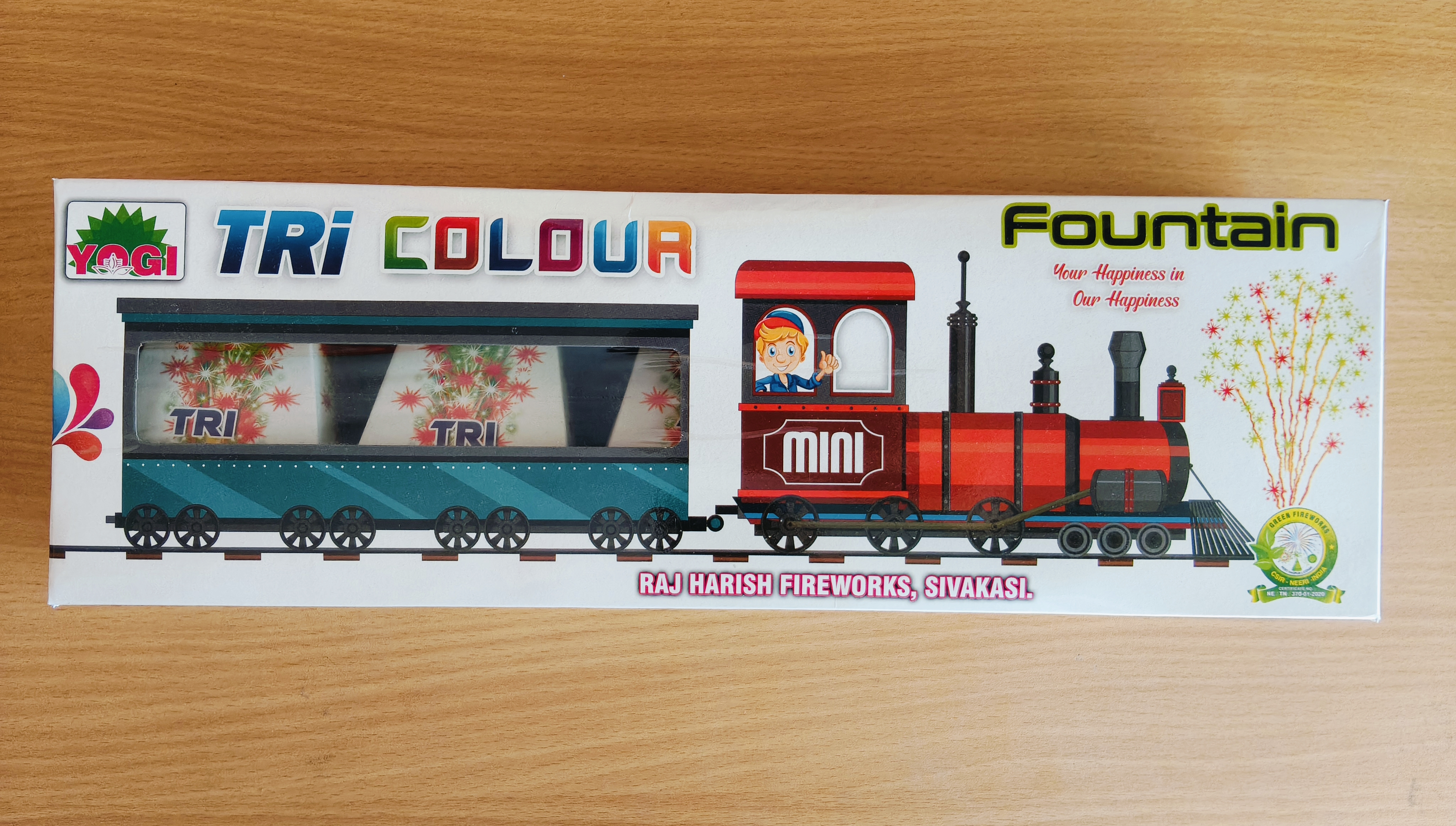 Tri Color Fountain Box